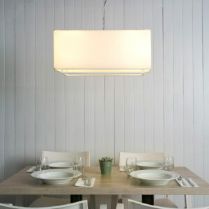 VESPER-1 WHITE PENDANT LAMP 2XE27 MAX 20W         FARO – 29986