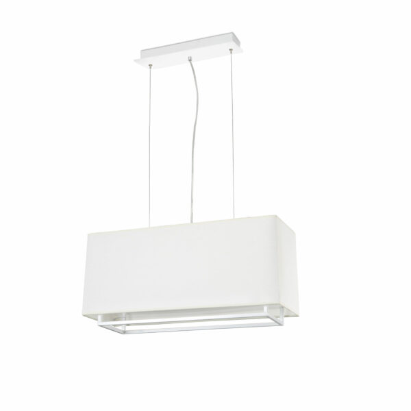 VESPER-1 WHITE PENDANT LAMP 2XE27 MAX 20W         FARO – 29986