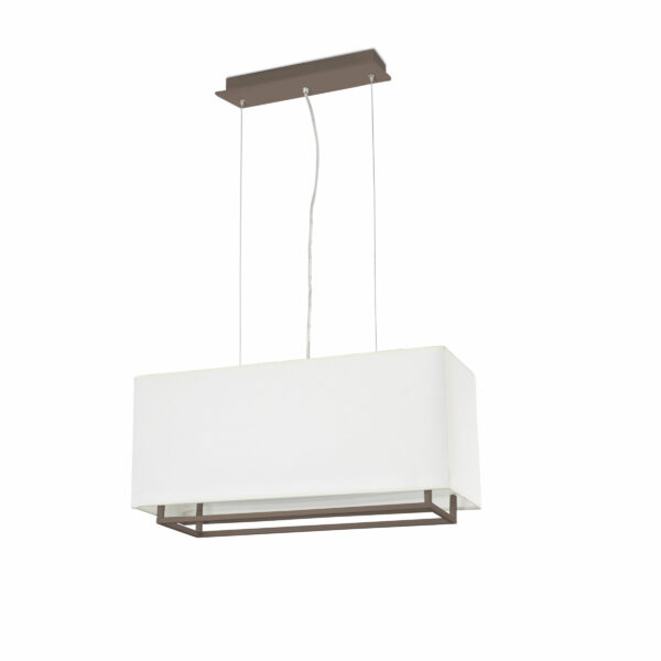 VESPER-1 BROWN PENDANT LAMP 2XE27 MAX 20W         FARO – 29987