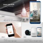 Wi-Fi Smart Λάμπα LED 14W E27 A65 V-TAC 200° 1400lm RGB+2700K-6500K – 2999