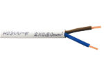Καλώδιο Εύκαμπτο H03VV-F Λευκό 2×0.5mm² – 150-13100