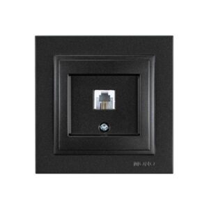 ΠΡΙΖΑ ΤΗΛΕΦΩΝΟΥ MONH RJ 11 ΜΑΥΡΟ EUROLAMP – 152-10338