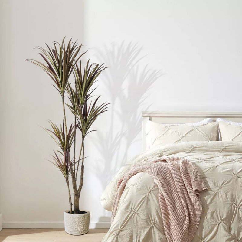 GloboStar® Artificial Garden BERATAN 20514 Διακοσμητικό Κεραμικό Κασπώ Γλάστρα – Flower Pot Λευκό Φ19 x Υ16cm