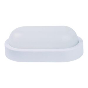 ΦΩΤΙΣΤΙΚΟ ΤΟΙΧΟΥ ΟΒΑΛ LED 8W 160x90x51 6500K IP54 ΛΕΥΚΟ PLUS EUROLAMP – 145-20038