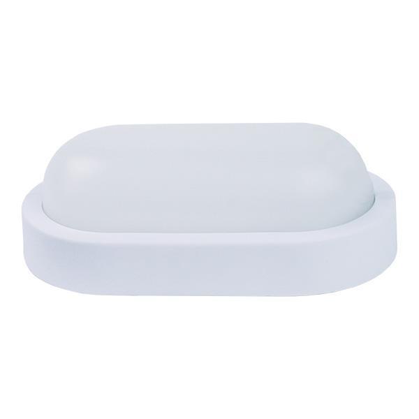 ΦΩΤΙΣΤΙΚΟ ΤΟΙΧΟΥ ΟΒΑΛ LED 8W 160x90x51 6500K IP54 ΛΕΥΚΟ PLUS EUROLAMP – 145-20038