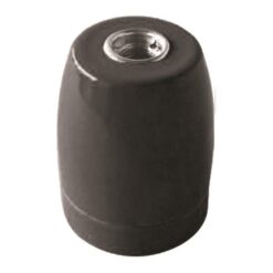 NTOYI ΠΟΡΣΕΛΑΝΗΣ ΜΑΥΡΟ E27 EUROLAMP 147-23081
