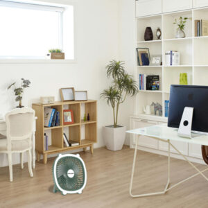 ΑΝΕΜΙΣΤΗΡΑΣ ΕΠΙΤΡΑΠΕΖΙΟΣ ΕΠΑΝΑΦΟΡΤΙΖΟΜΕΝΟΣ Φ17 ΜΕ LED ΦΩΣ ΠΡΑΣΙΝΟ ΜΕΝΤΑΣ EUROLAMP – 300-20510