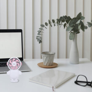 ΑΝΕΜΙΣΤΗΡΑΣ ΧΕΙΡΟΣ ΕΠΑΝΑΦΟΡΤΙΖΟΜΕΝΟΣ ΜΕ USB Φ8 ΛΕΥΚΟ-ΡΟΖ EUROLAMP – 300-20527