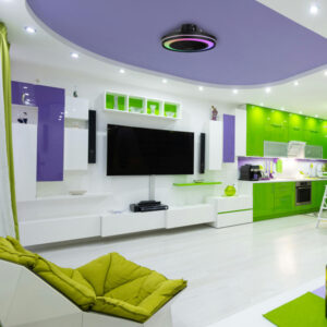 ΑΝΕΜΙΣΤΗΡΑΣ ΠΛΑΦΟΝΙΕΡΑ ΟΡΟΦΗΣ ΜΑΥΡΟΣ RGB Φ51 DC 20W EUROLAMP – 300-25045