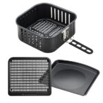 ΦΡΙΤΕΖΑ ΑΕΡΟΣ XXL 12L 1800W ΜΕ ΠΑΡΑΘΥΡΟ ΚΑΙ ΑΞΕΣΟΥΑΡ ΜΑΥΡΗ-INOX EUROLAMP – 300-70044
