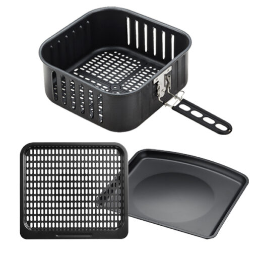 ΦΡΙΤΕΖΑ ΑΕΡΟΣ XXL 12L 1800W ΜΕ ΠΑΡΑΘΥΡΟ ΚΑΙ ΑΞΕΣΟΥΑΡ ΜΑΥΡΗ-INOX EUROLAMP – 300-70044