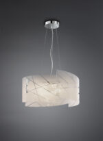 Κρεμαστό Φωτιστικό Trio Lighting   E27 Λευκό Γυαλί    301200300