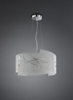 Κρεμαστό Φωτιστικό Trio Lighting   E27 Λευκό Γυαλί    301200300