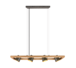 Κρεμαστό Φωτιστικό Trio Lighting 4xE14   Νίκελ Αντικέ Μεταλλικό    – 301900467
