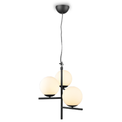 Κρεμαστό Φωτιστικό Trio Lighting 3xE14   Μαύρο Ματ Μεταλλικό    – 302000332