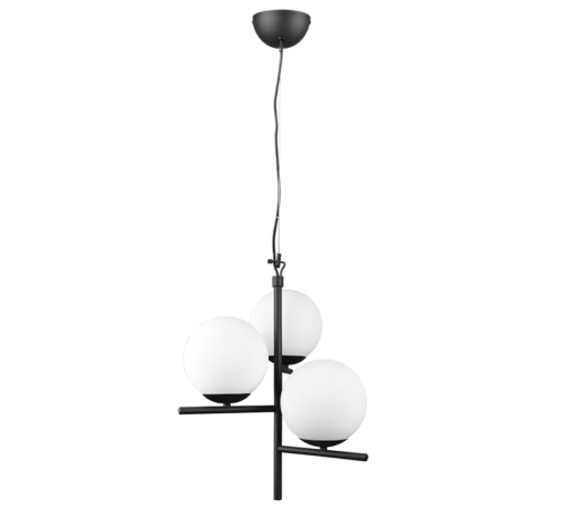Κρεμαστό Φωτιστικό Trio Lighting 3xE14   Μαύρο Ματ Μεταλλικό    – 302000332