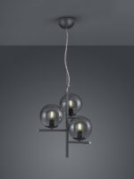 Κρεμαστό Φωτιστικό Trio Lighting   E14 Ανθρακί Μεταλλικό    302000342