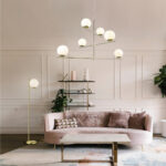 Κρεμαστό Φωτιστικό Trio Lighting PURE 6x E14 Ορείχαλκος Ματ Μεταλλικό, Περιστρεφόμενο – 302000608