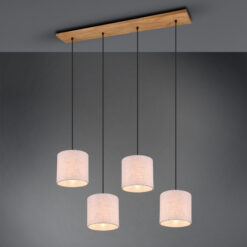 Κρεμαστό Φωτιστικό Trio Lighting   E27 Νίκελ Αντικέ Μεταλλικό    302100430