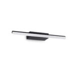 IDEAL LUX Επιτοίχιο Φωτιστικό RIFLESSO LED 11W 3000K IP44 Μαύρου Χρώματος – 302225