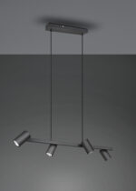 Κρεμαστό Φωτιστικό Trio Lighting MARLEY  4x GU10 Μαύρο Ματ Μεταλλικό   – 302400432