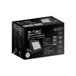Wi-Fi Smart LED Προβολέας 10W V-TAC Μαύρος 725lm RGB+W Dimmable CCT IP65  – 3006