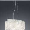 Κρεμαστό Φωτιστικό Trio Lighting   E27 με Λευκό Γυαλί 302500301