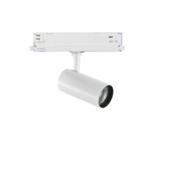 IDEAL LUX Φωτιστικό Σποτ για Τριφασική Ράγα 4 Καλωδίων FOX LED 8W CRI90 3000K Λευκού Χρώματος – 302546