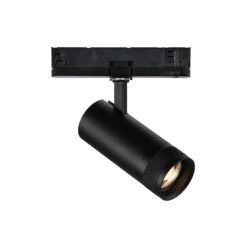 IDEAL LUX Φωτιστικό Σποτ Τριφασικής Ράγας 4 Καλωδίων EOS LED 15W 3000K Μαύρου Χρώματος – 302942