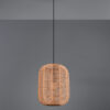 Κρεμαστό Φωτιστικό Trio Lighting   E27 Καφέ Sisal   303090132