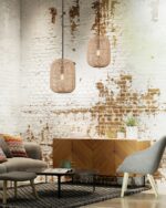 Κρεμαστό Φωτιστικό Trio Lighting   E27 Καφέ Sisal   303090132