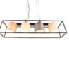 Φωτιστικό Οροφής Trio Lighting 4xE27 Μαύρου Χρώματος – 303100417