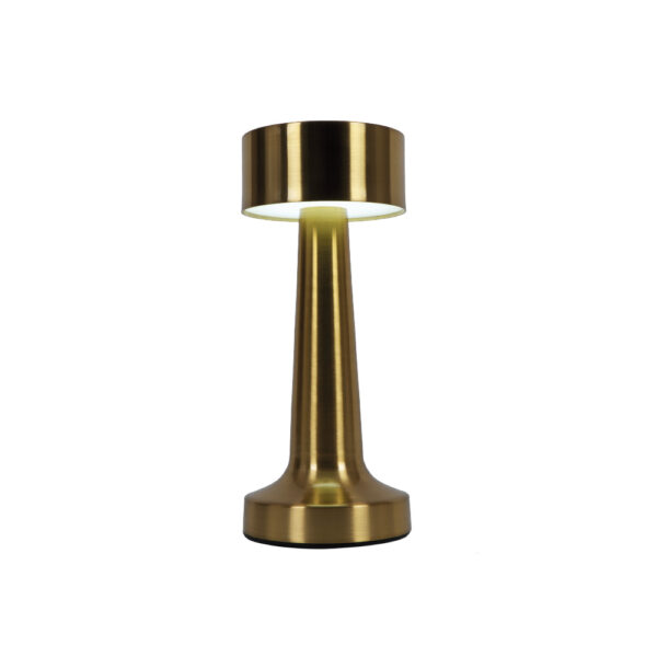 InLight Επιτραπέζιο επαναφορτιζόμενο φωτιστικό 3CCT σε χρυσή απόχρωση (3033-Golden)