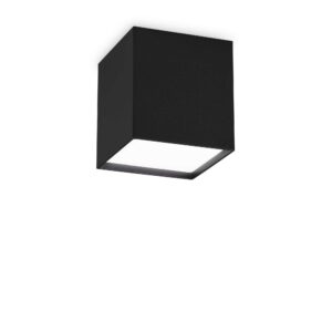 IDEAL LUX Φωτιστικό Οροφής KUBIKO LED 10W 3000K Μαύρου Χρώματος – 303314