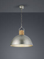 Κρεμαστό Φωτιστικό Trio Lighting   E27 Νίκελ Αντικέ Μεταλλικό    303400167
