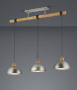 Κρεμαστό Φωτιστικό Trio Lighting   E27 Νίκελ Αντικέ Μεταλλικό    303400367