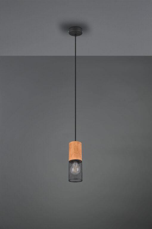 Κρεμαστό Φωτιστικό Trio Lighting   E27 Μαύρο Ματ Μεταλλικό    304300132