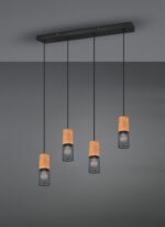 Κρεμαστό Φωτιστικό Trio Lighting   E27 Μαύρο Ματ Μεταλλικό    304300432