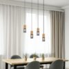 Κρεμαστό Φωτιστικό Trio Lighting   E27 Μαύρο Ματ Μεταλλικό    304300432