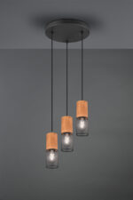 Κρεμαστό Φωτιστικό Trio Lighting   E27 Μαύρο Ματ Μεταλλικό    304330332