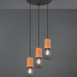 Κρεμαστό Φωτιστικό Trio Lighting   E27 Μαύρο Ματ Μεταλλικό    304330332