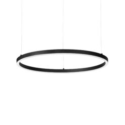 IDEAL LUX Κρεμαστό Φωτιστικό ORACLE SLIM SP LED 43W 3000K Μαύρου Χρώματος – 304427