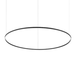 IDEAL LUX Κρεμαστό Φωτιστικό ORACLE SLIM SP LED 76W 3000K Μαύρου Χρώματος – 304458