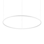 IDEAL LUX Κρεμαστό Φωτιστικό ORACLE SLIM SP LED 76W 3000K Λευκού Χρώματος – 304465