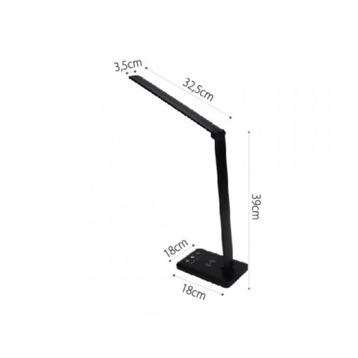InLight Επιτραπέζιο φωτιστικό LED 7W 3CCT (by touch) σε λευκό χρώμα D:39cm (3045-WH)