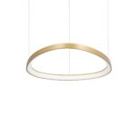 IDEAL LUX Κρεμαστό Φωτιστικό GEMINI SP LED 55W 3000K Χρυσού Χρώματος – 304700