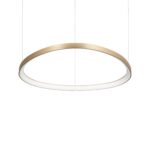 IDEAL LUX Κρεμαστό Φωτιστικό GEMINI SP LED 55W 3000K Χρυσού Χρώματος – 304731