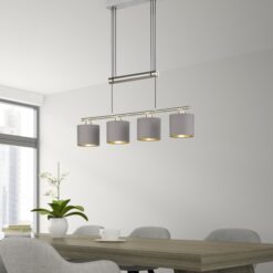 Κρεμαστό Φωτιστικό Trio Lighting   E14 Νίκελ Ματ Μεταλλικό    305400441