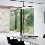 IDEAL LUX Φωτιστικό Δαπέδου COMFORT LED 76W 3000K Μαύρου Χρώματος – 296678