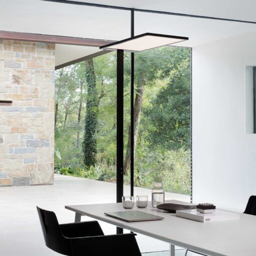 IDEAL LUX Φωτιστικό Δαπέδου COMFORT LED 76W 3000K Μαύρου Χρώματος – 296678